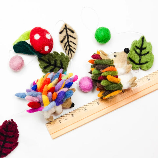 Rainbow Hedgehog Garland