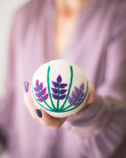 Ladybug Lavender Fields Eco Dryer Balls