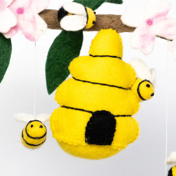 Bee Hive and Honey Bees Mobile