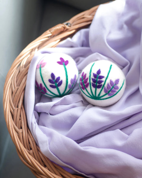 Ladybug Lavender Fields Eco Dryer Balls