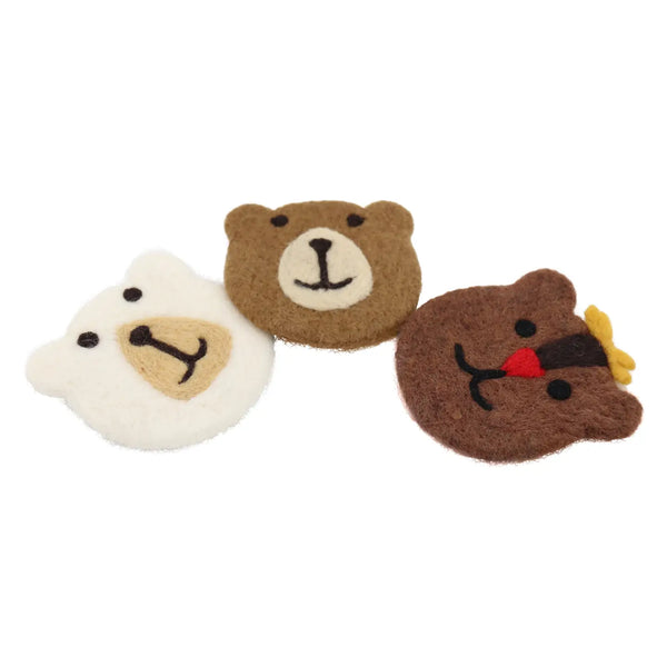 Felt Bear Coaster