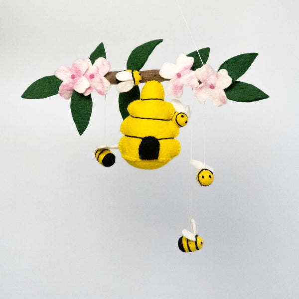 Bee Hive and Honey Bees Mobile