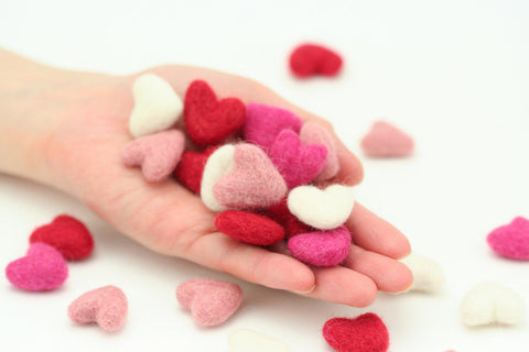 Felt Hearts