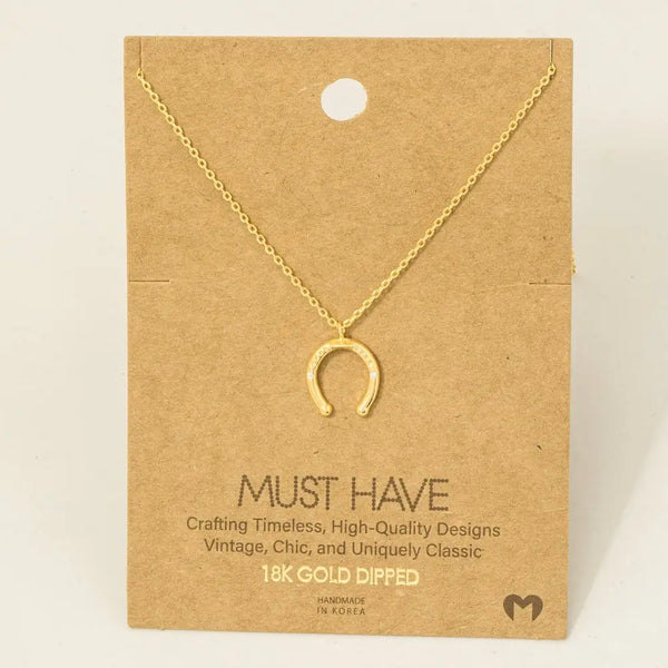 Horse Shoe Necklace
