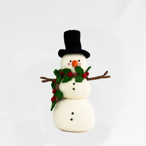 Small Felt Snowman