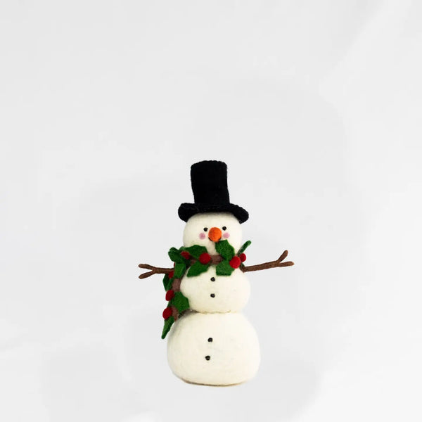Small Felt Snowman