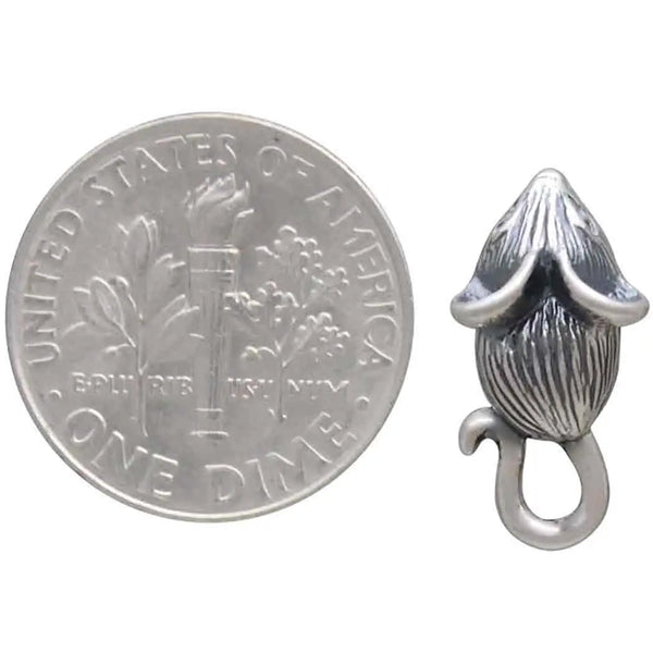 Sterling Silver Mouse Post Earrings