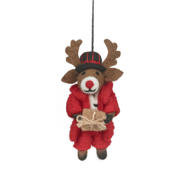 Dasher the Christmas Reindeer Ornament