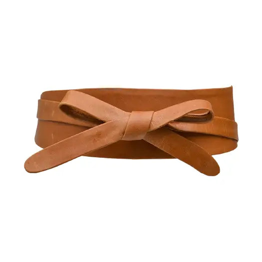 Cognac Wrap Belt