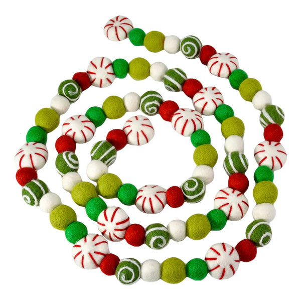 Christmas Candy Ball Garland