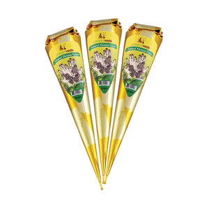 Ancientveda - Premium Gold Henna Cones (30 G.)