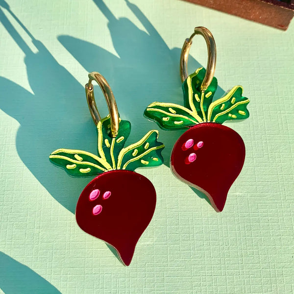 Just Beet It Earrings