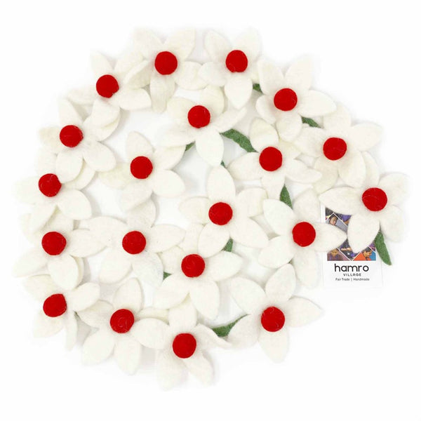 Felt Flower Garland