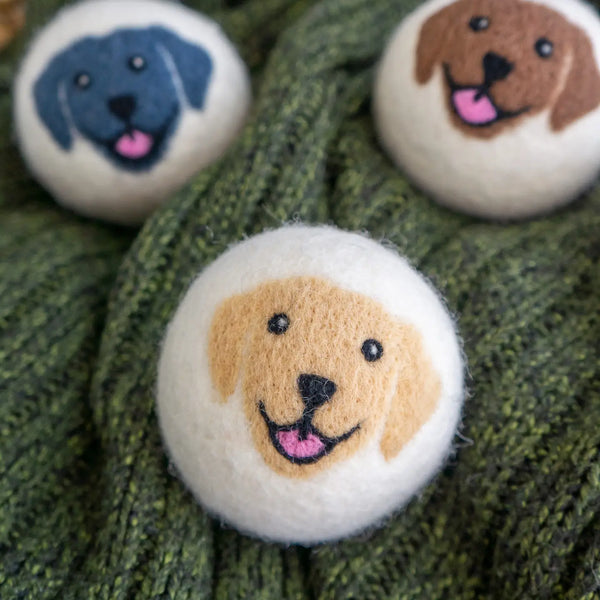 Happy Dogs Eco Wool Dryer Balls - Mix of 3