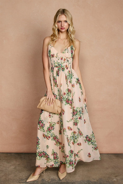 Everglimmer Corset Maxi Dress