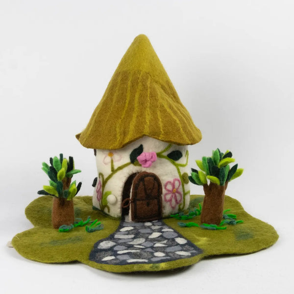 Country Felt Cottage Fairy Playhouse