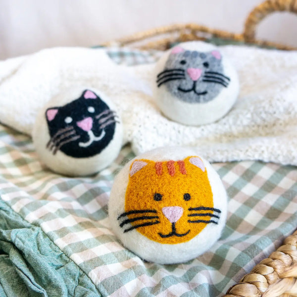 Wool Dryer Ball Cat Mix - House Cats