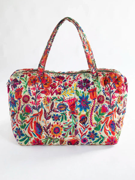 Rainbow Puffy Weekender Bag