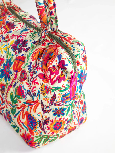 Rainbow Puffy Weekender Bag