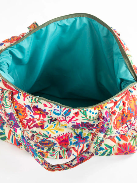Rainbow Puffy Weekender Bag