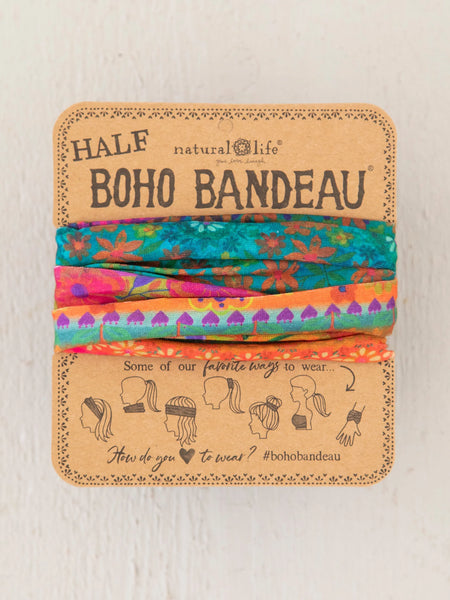 Bright Border Half Boho Bandeau