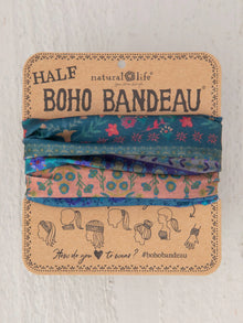 Half Bandeau Folk Floral Border