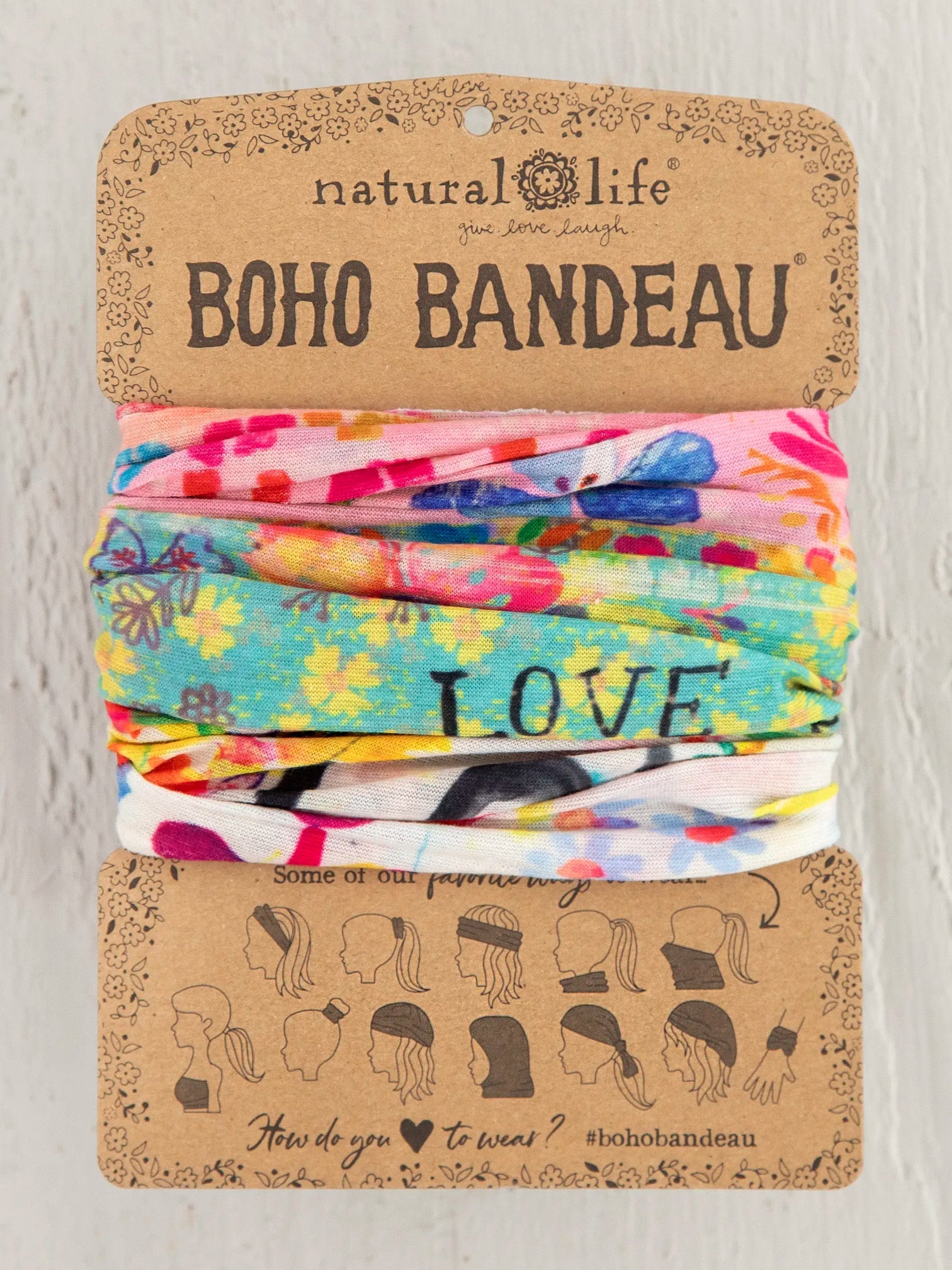 Rainbow Love Boho Bandeau