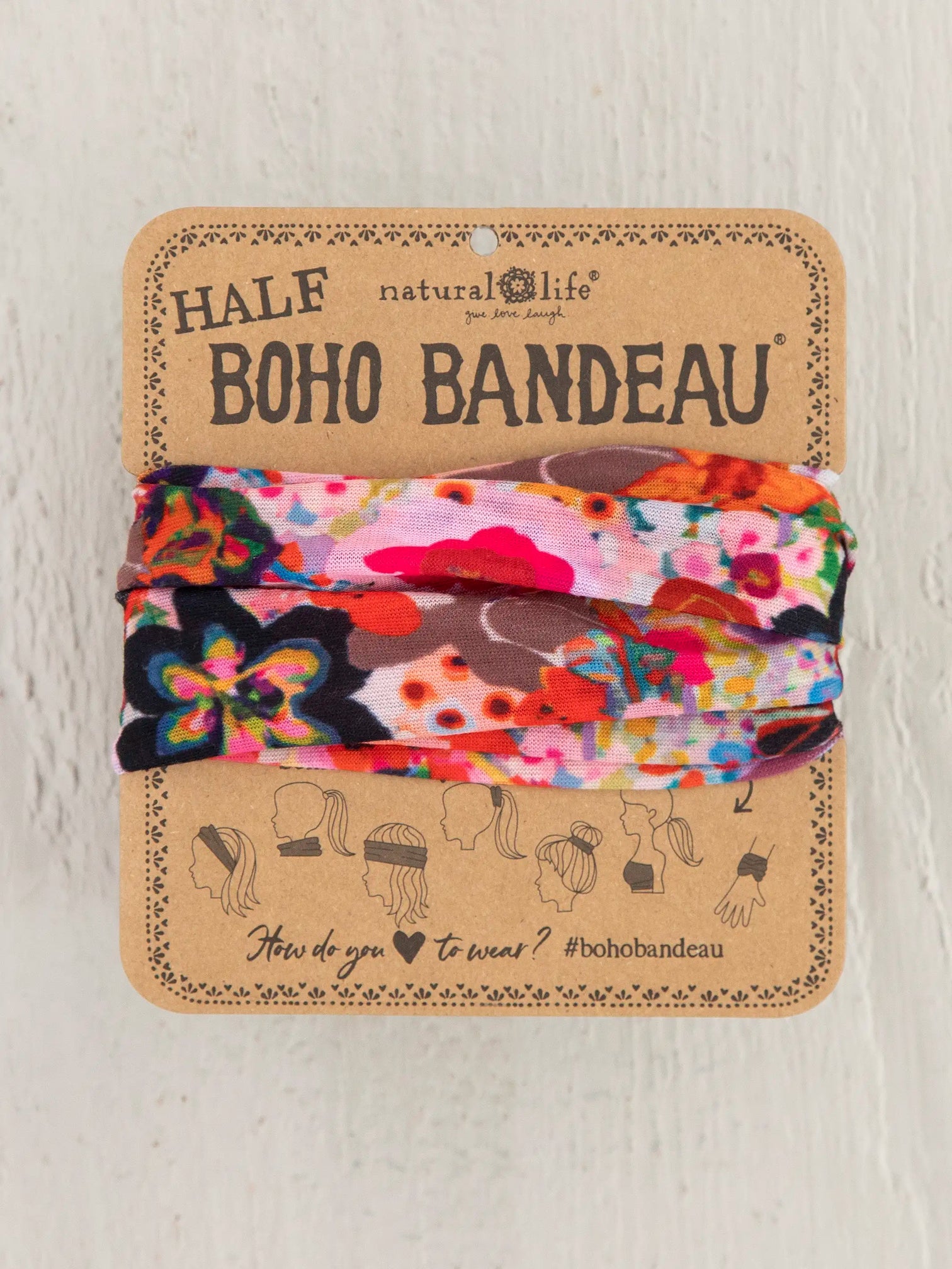 Meadow Light Pink Half Boho Bandeau