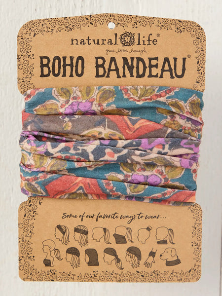Brown Tuscany Border Full Boho Bandeau