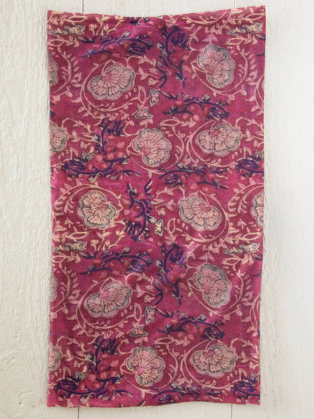 Mauve India Vines Full Boho Bandeau