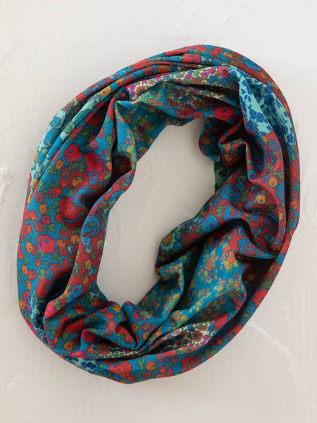 Prairie Patchwork Navy Full Boho Bandeau