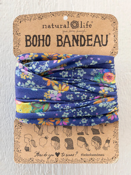 Tropic Bandana Navy Full Boho Bandeau