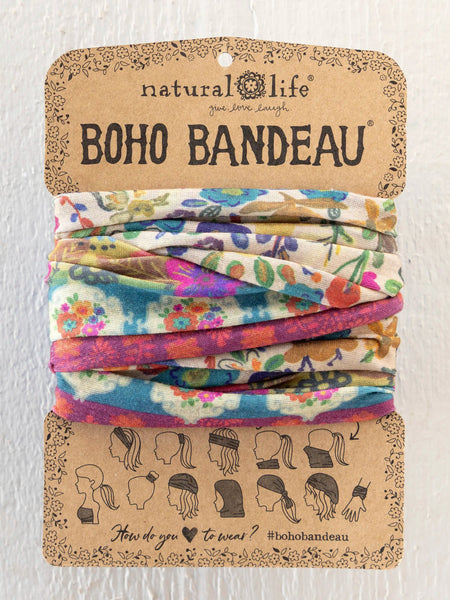 Cream Borders Full Boho Bandeau