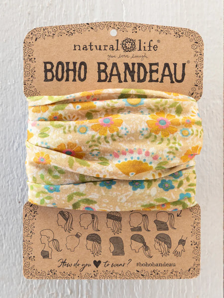Taupe Mandala Full Boho Bandeau