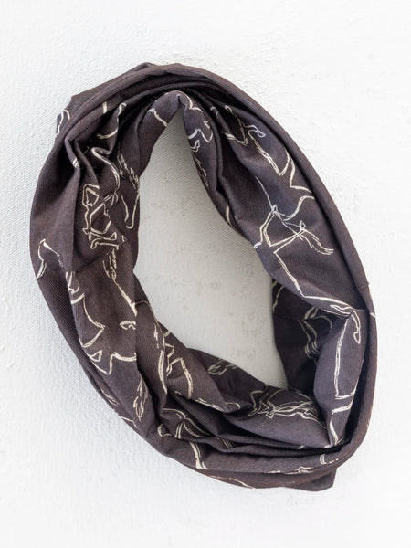 Western Wild Chocolate Full Boho Bandeau