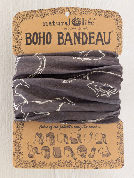 Western Wild Chocolate Full Boho Bandeau