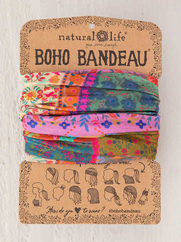 Multi Patchwork Full Boho Bandeau