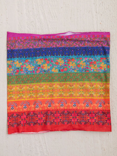 Rainbow Borders Half Boho Bandeau