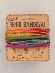 Rainbow Borders Half Boho Bandeau