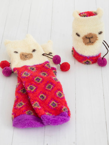 Llama Cozy Socks