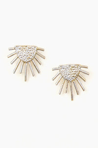 Sun Ray Post Earrings