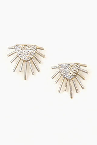 Sun Ray Post Earrings