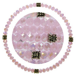 Pink Opaque AB Bracelet