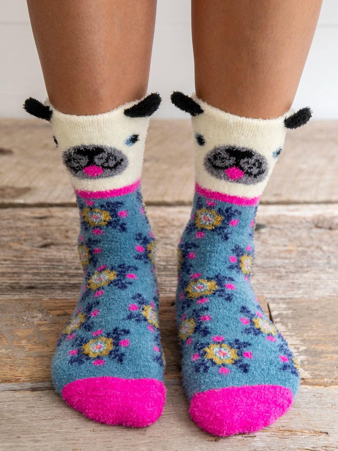 Blue Dog Cosy Socks