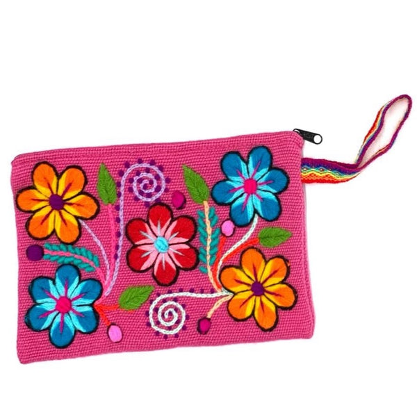 Peru Embroidered Pouch