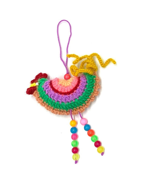 Knitted Rooster Ornament