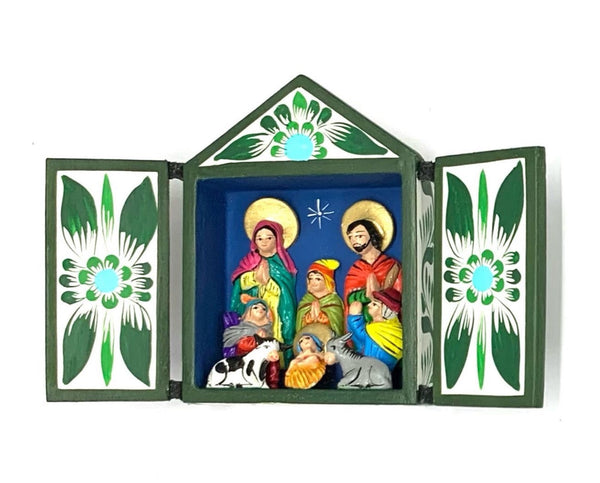 Traditional Nativity Retablo