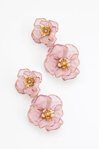 Pink Blooms Earrings