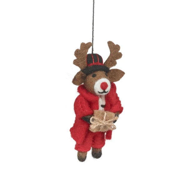 Dasher the Christmas Reindeer Ornament