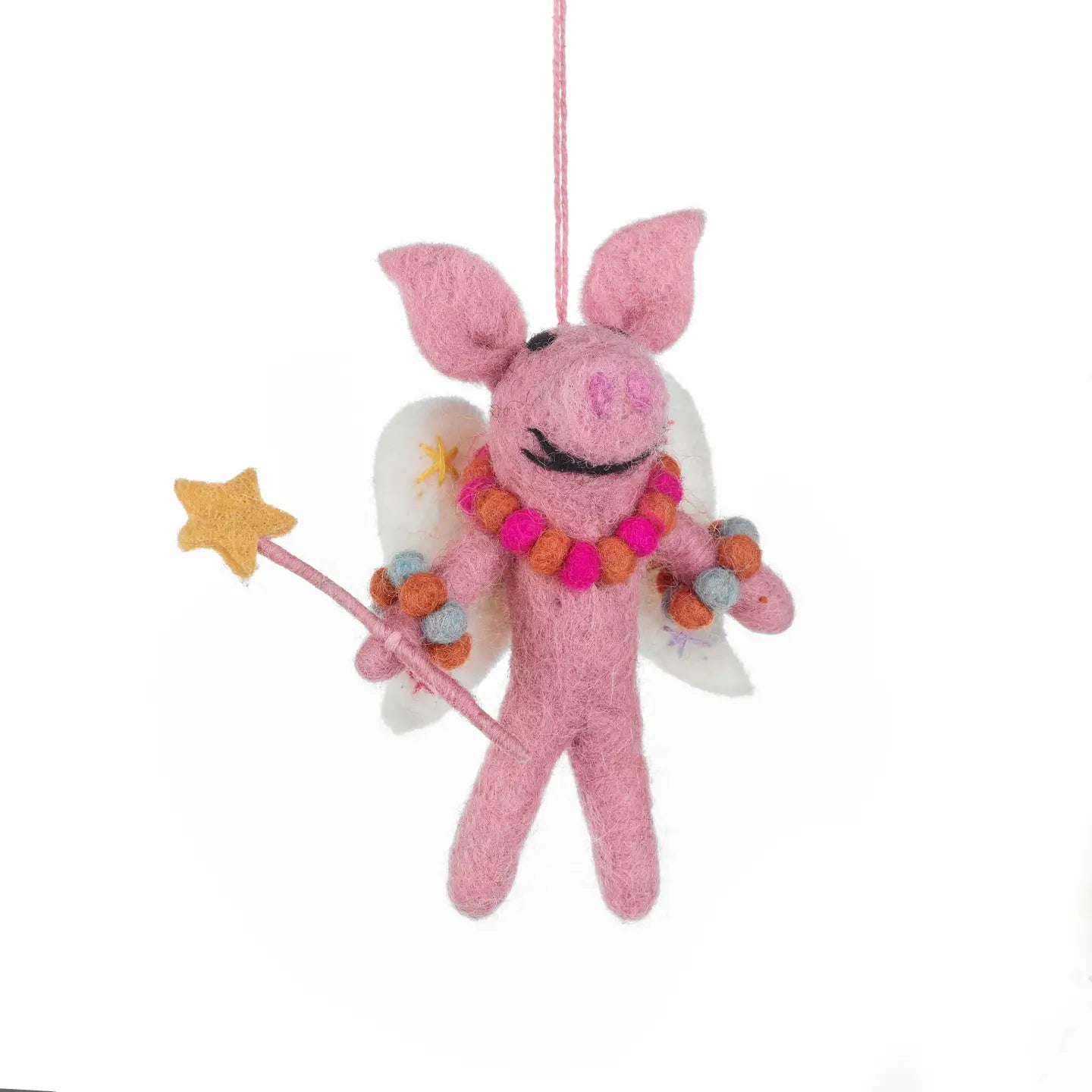 Penelope Porker Fairy Christmas Ornament